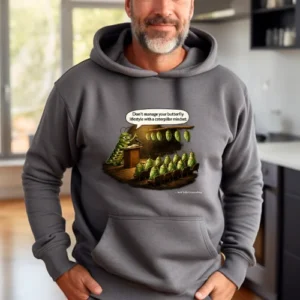Older Caterpillar hoodie