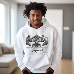 Support B&W Hoodie